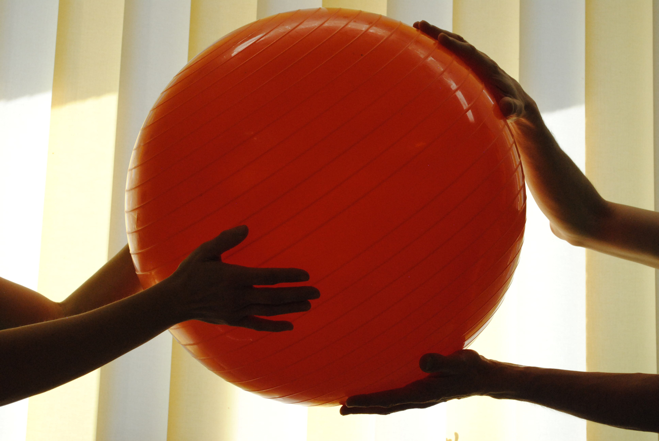 Physiotherapie mit Ball